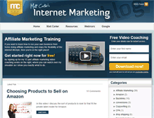 Tablet Screenshot of mattsmarketingblog.com